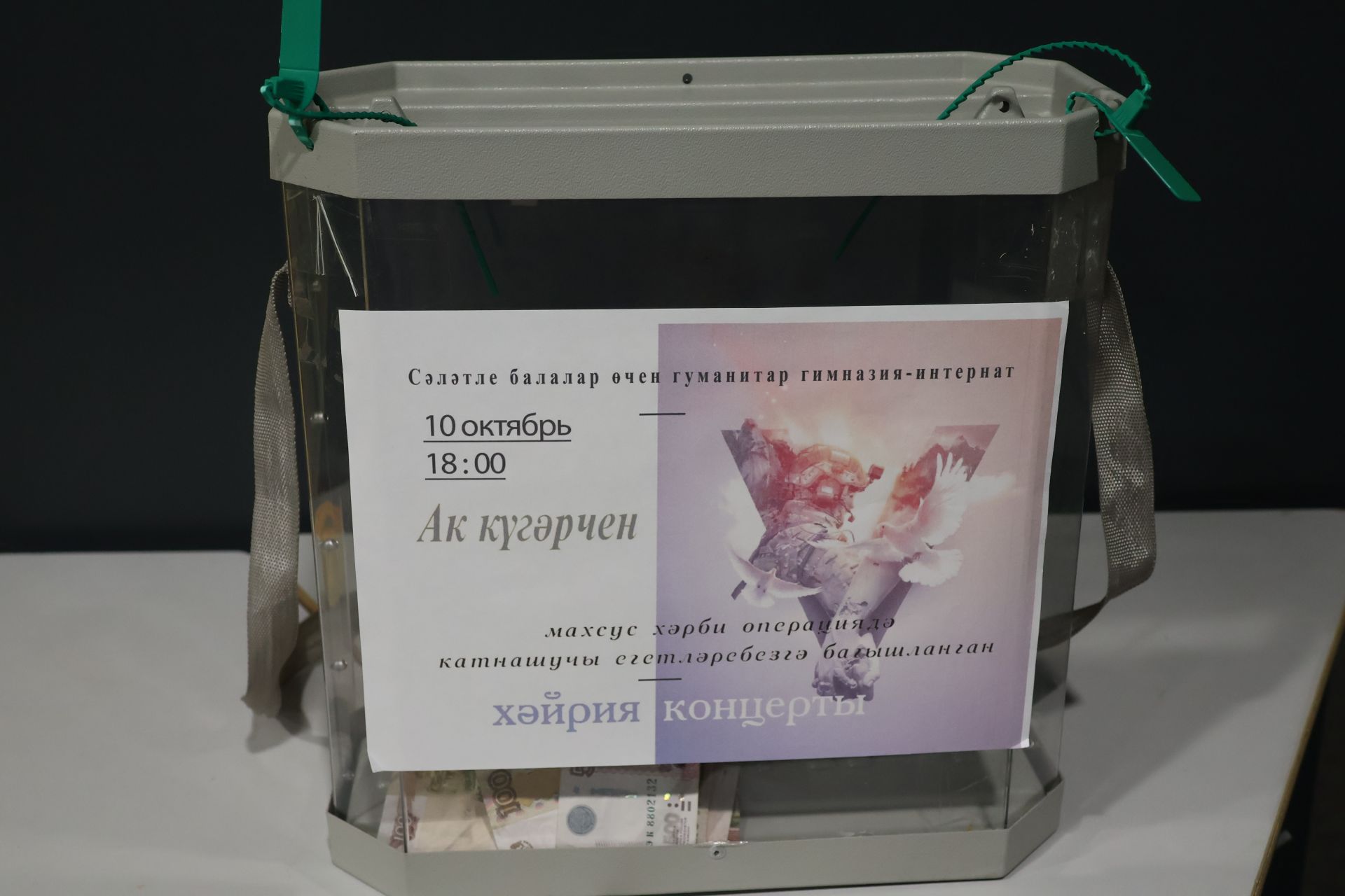 «Ак күгәрчен» хәйрия концертыннан кергән акчалар авыр яралыларга медикаментлар алу өчен тотылачак (фотолар, видео)