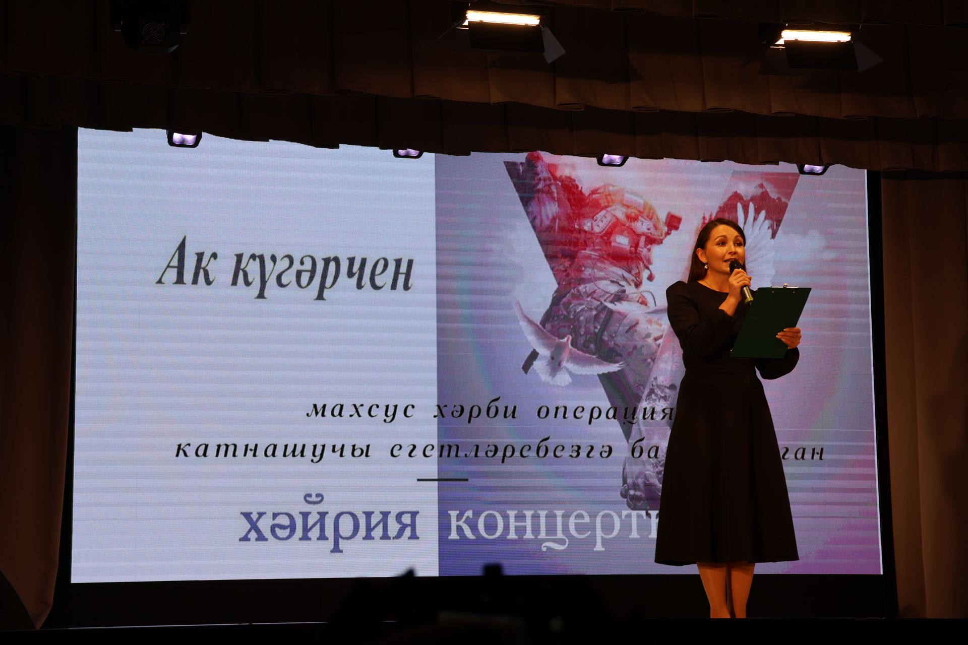 «Ак күгәрчен» хәйрия концертыннан кергән акчалар авыр яралыларга медикаментлар алу өчен тотылачак (фотолар, видео)