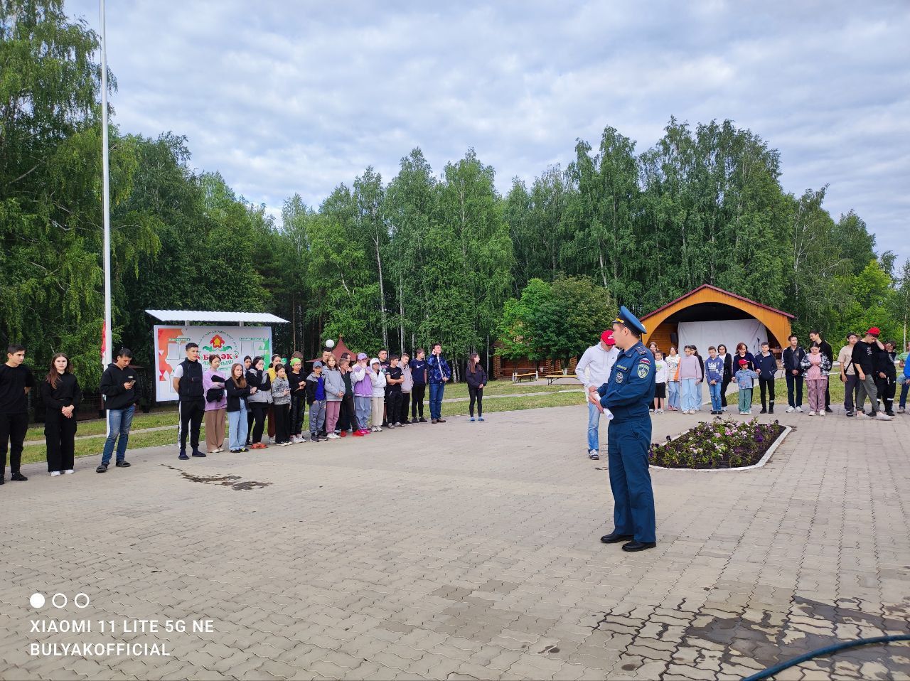 МЧС хезмәткәрләре белән очрашу үткәрелде