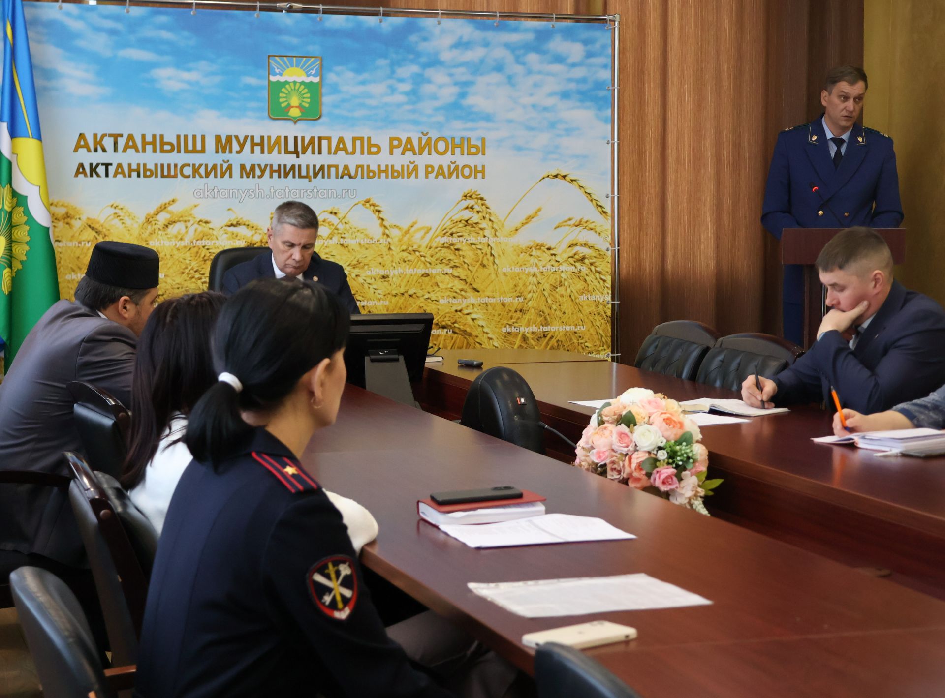 Актаныш муниципаль районының коррупциягә каршы көрәш комиссиясе утырышында