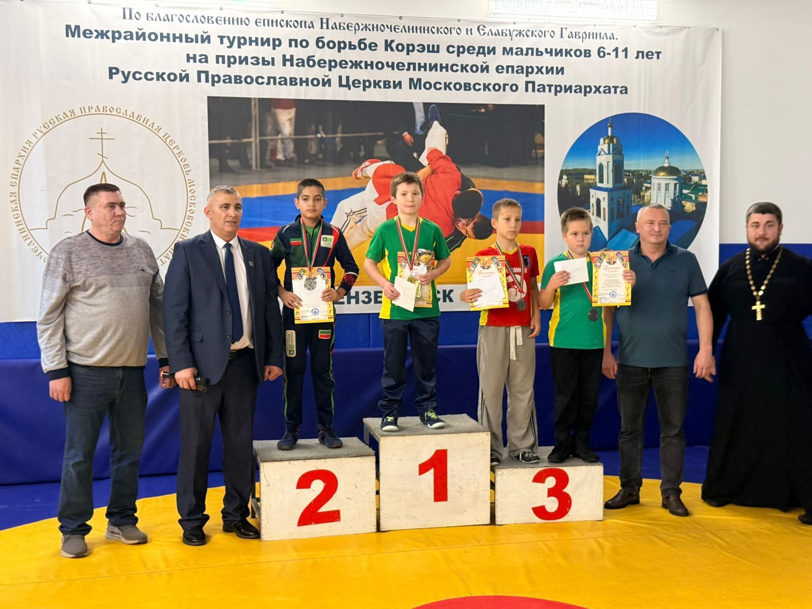 Актанышның яшь көрәшчеләре  Чаллы шәһәренең Рус православие чиркәве епархиясе призы ярышыннан уңышлар белән кайтты