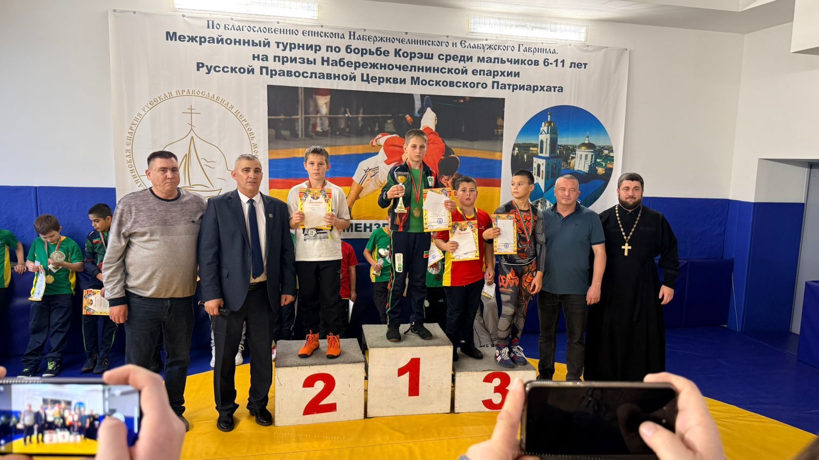 Актанышның яшь көрәшчеләре  Чаллы шәһәренең Рус православие чиркәве епархиясе призы ярышыннан уңышлар белән кайтты