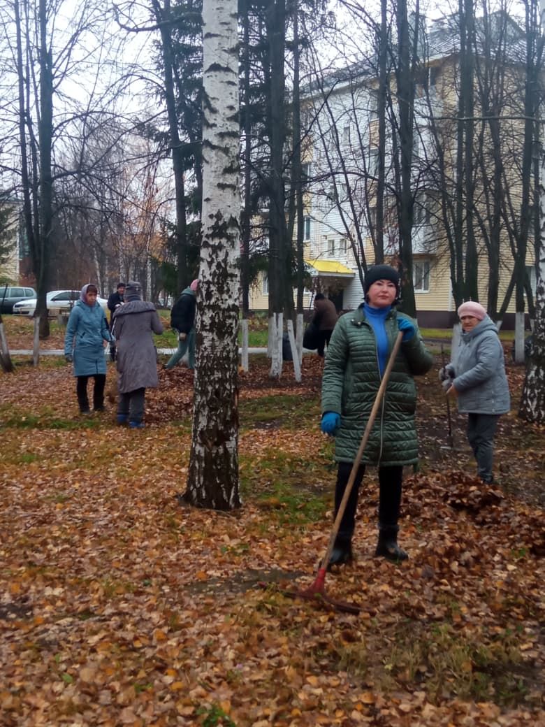Актаныш сәнгать мәктәбе укытучылары Мәдәният паркын чистартты