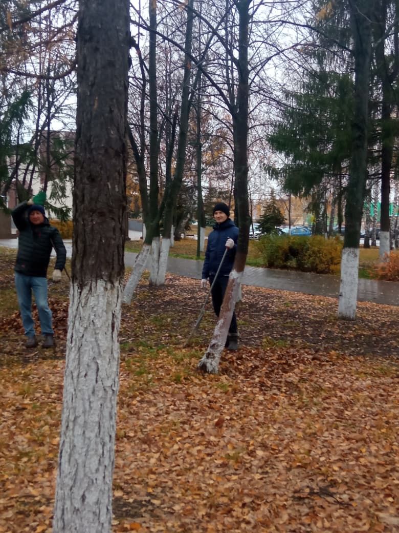 Актаныш сәнгать мәктәбе укытучылары Мәдәният паркын чистартты