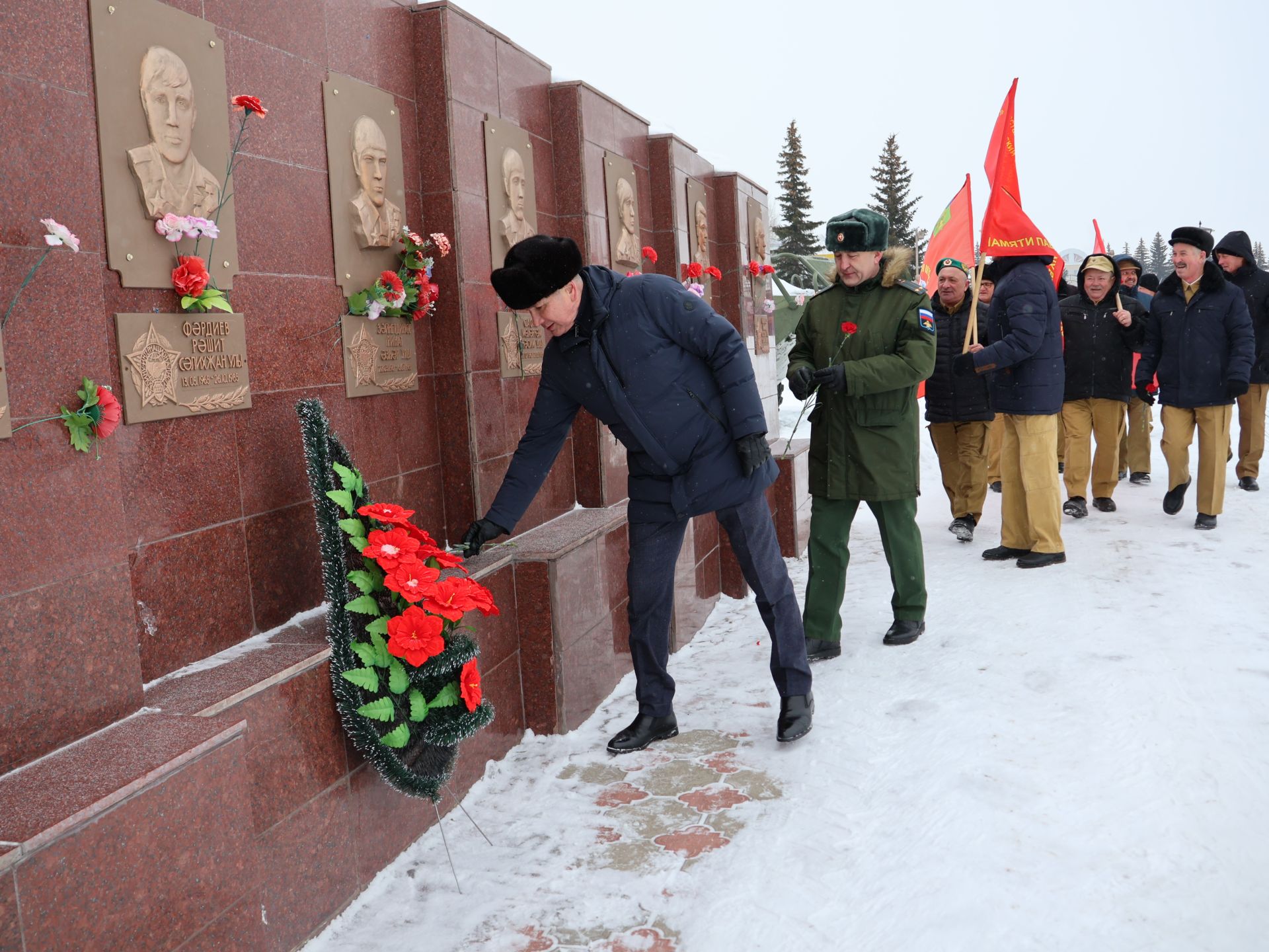 Актанышта Әфганстан батырларын хөрмәтләделәр