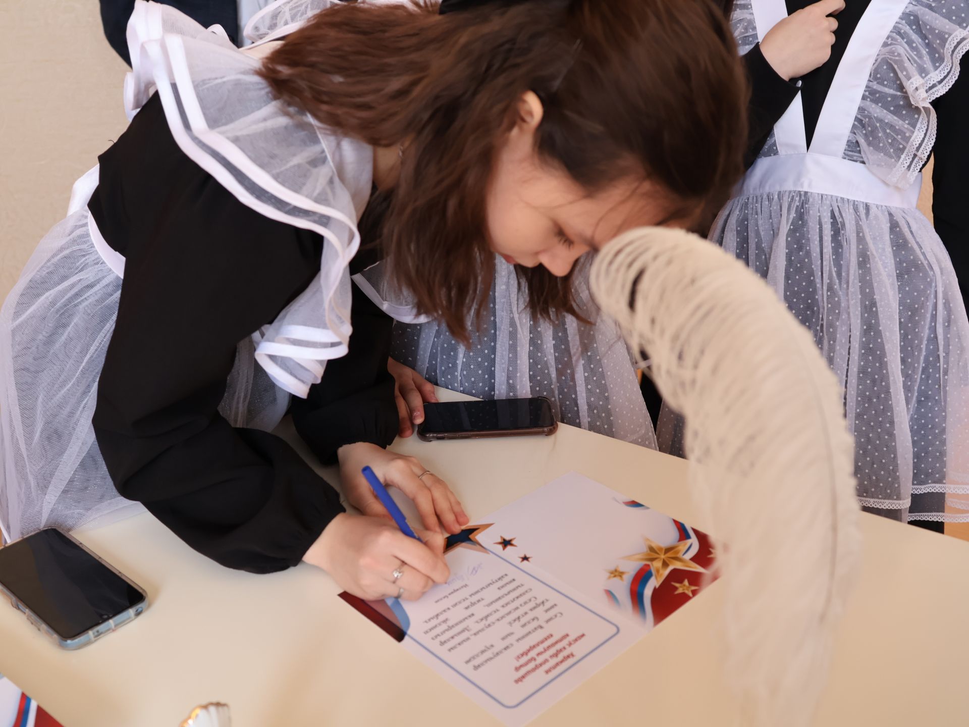 Батырларга хат: Гаилә мәктәбендә Актаныш, Богады һәм Яңа Әлем укучылары мөһим акциядә катнашты