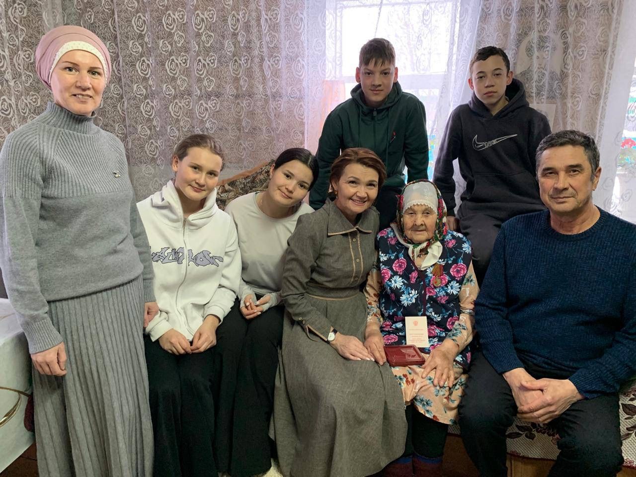Актаныш районы җитәкчелеге тыл ветераннарын хөрмәтли