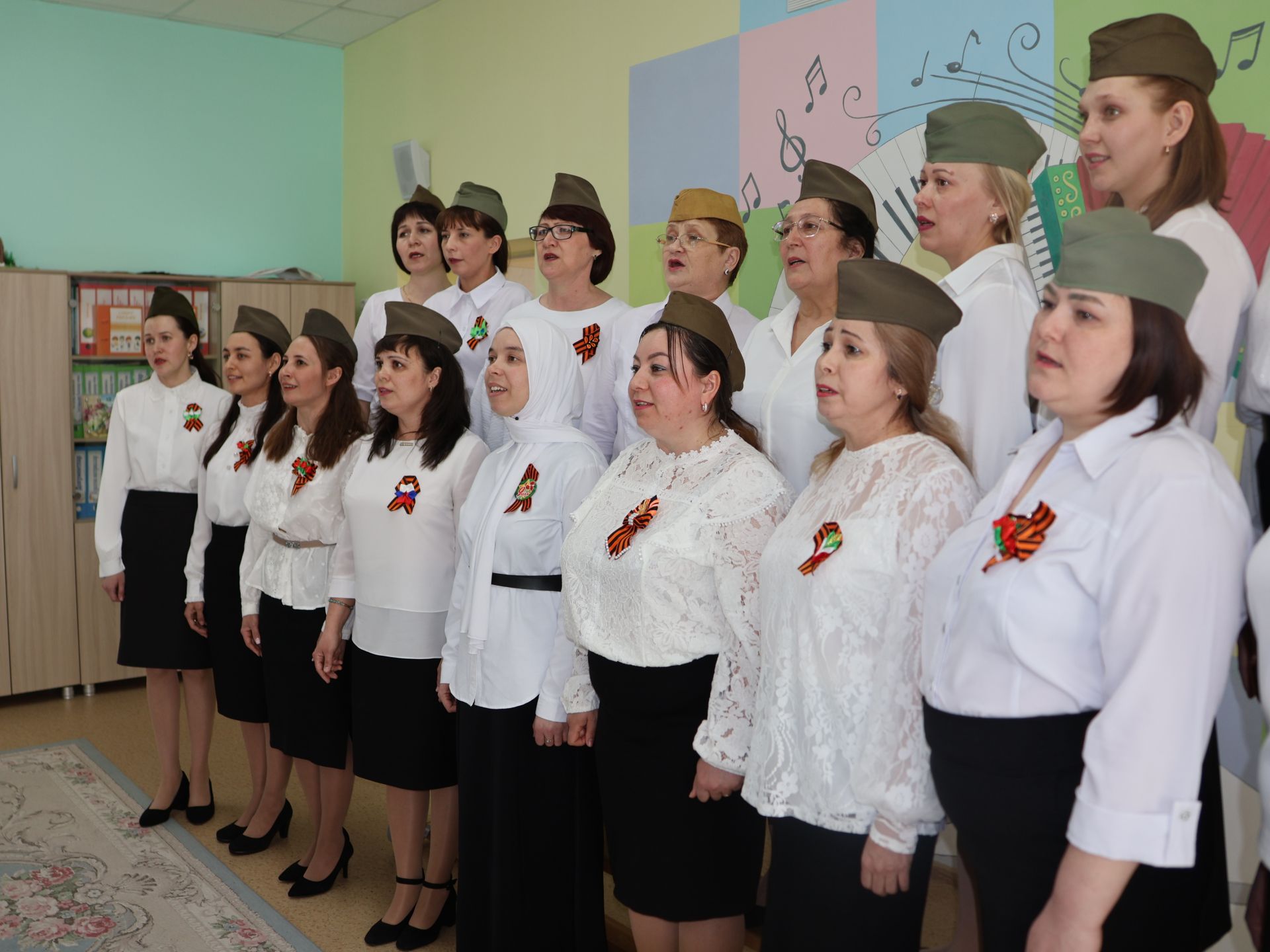 «Җиңү җырын җырлый Актаныш» хор конкурсын «Алтынчәч» балалар бакчасы башлап җибәрде