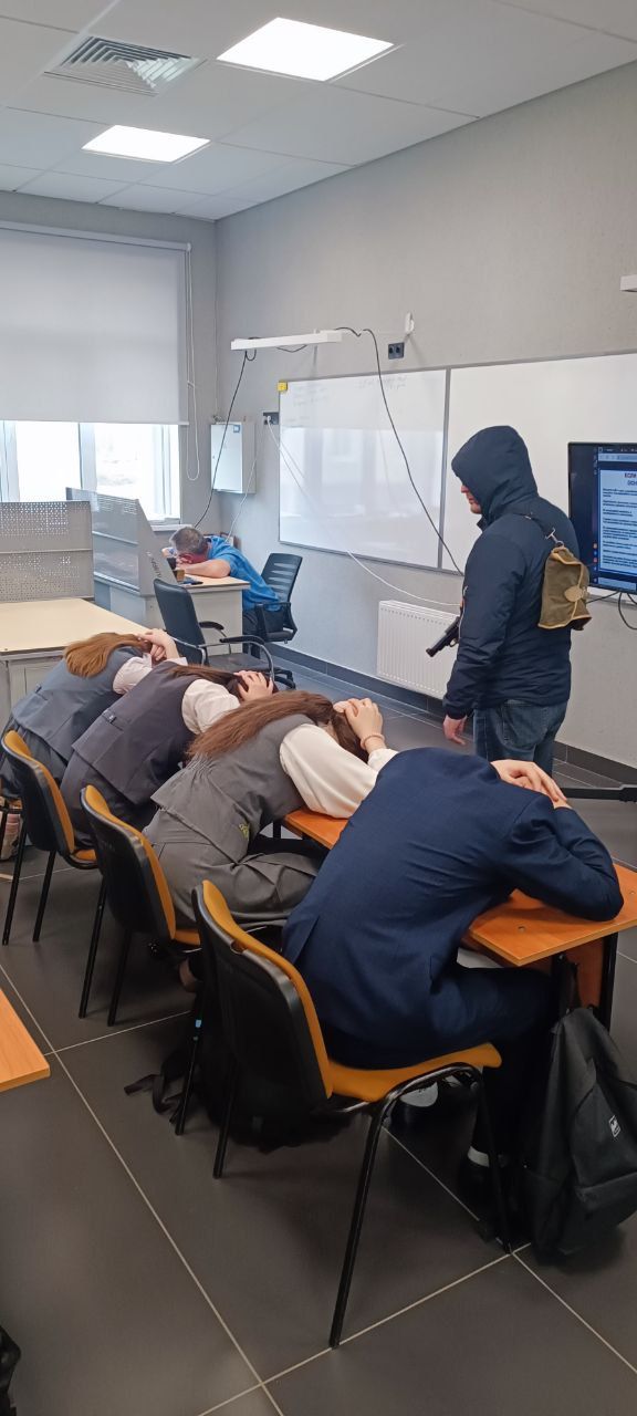 Актаныш гимназиясендә террорчылык куркынычыннан саклану буенча Бөтенроссия өйрәнүләре узды