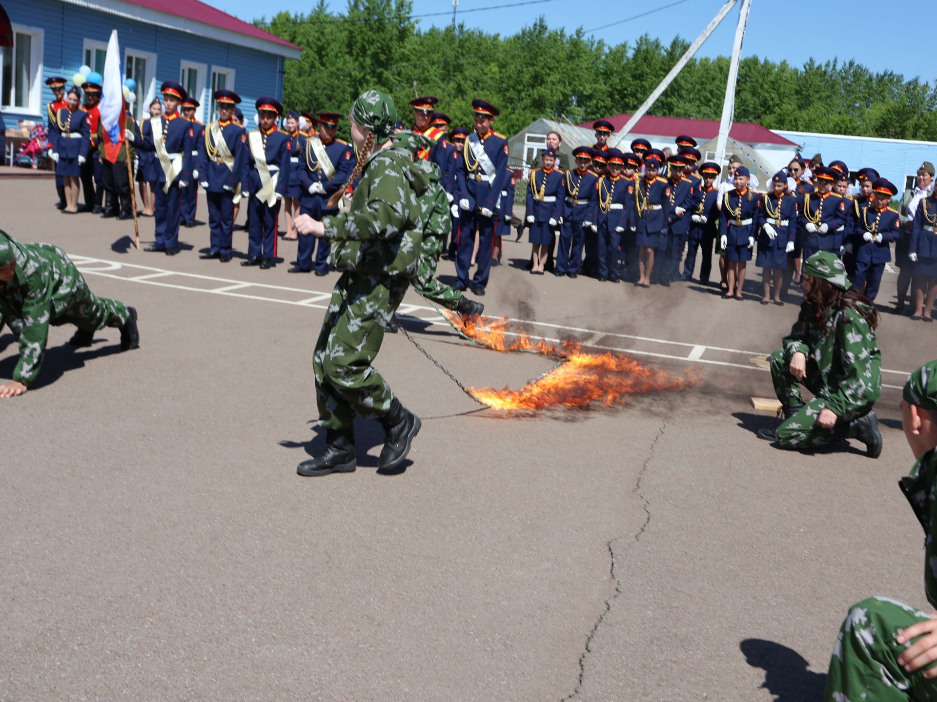 Безнең кайнар репортаж: Актаныш районы кадет мәктәбендә соңгы кыңгырау чыңлады