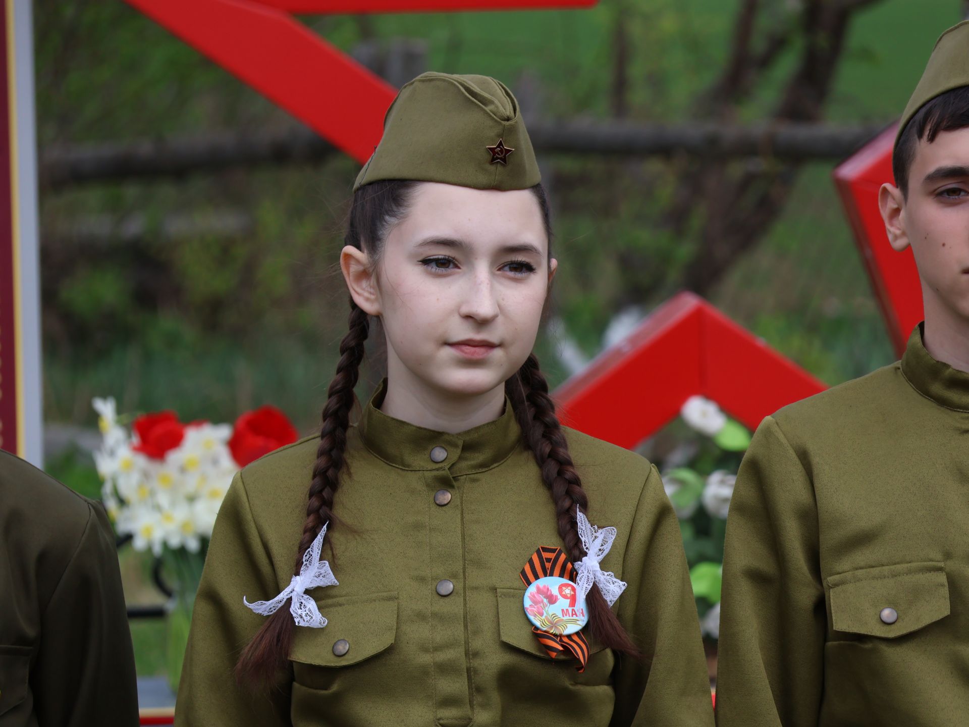 Түмерҗәдә Бөек Җиңүнең 80 еллыгына беренче һәйкәл ачылды