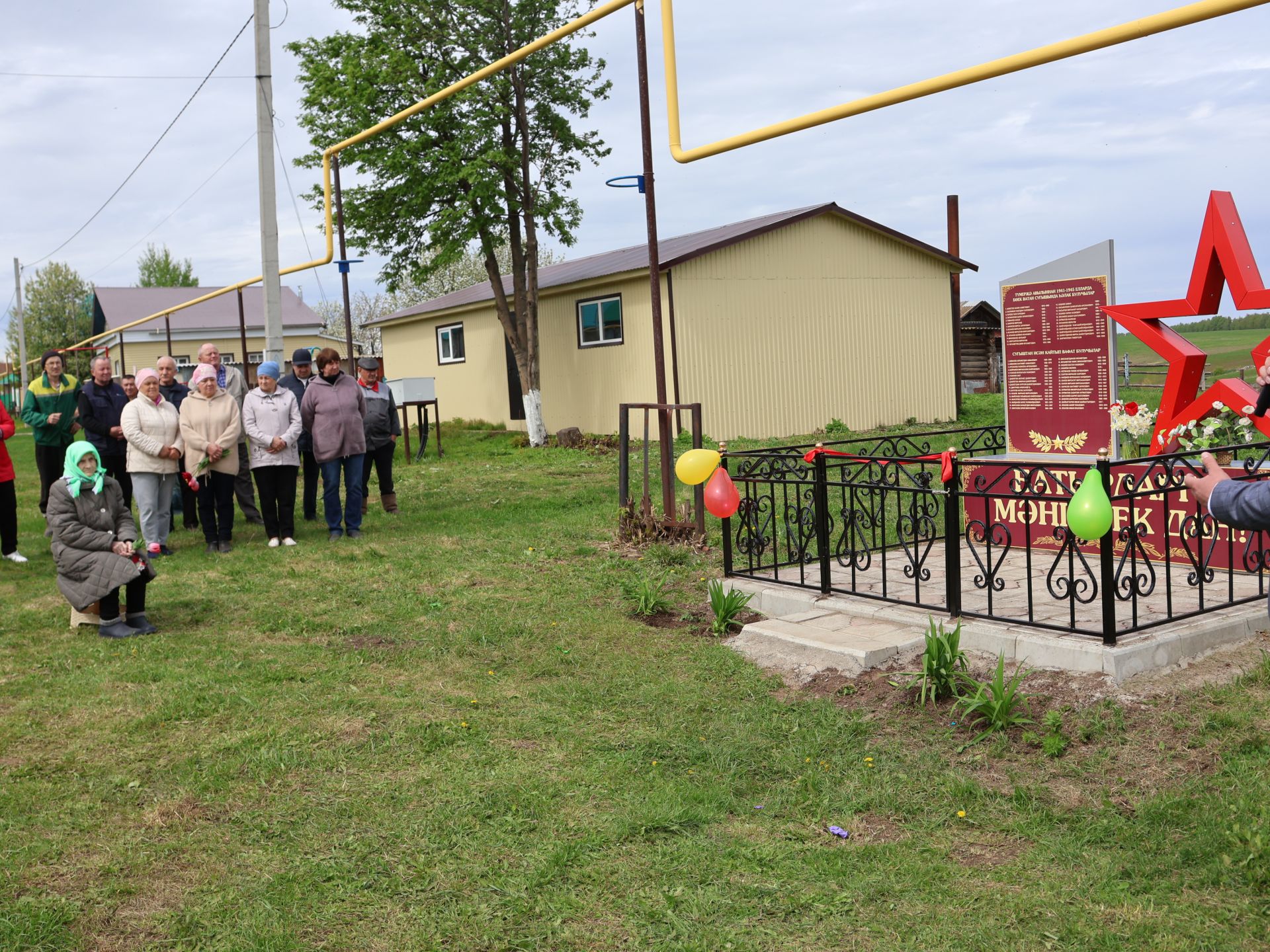 Түмерҗәдә Бөек Җиңүнең 80 еллыгына беренче һәйкәл ачылды