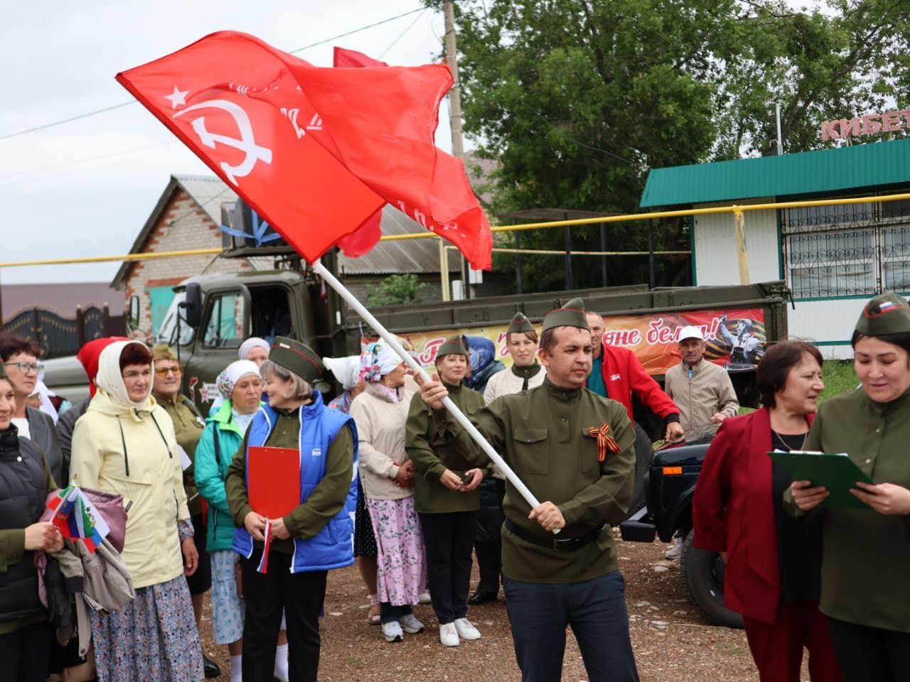 Бүген Җиңү байрагы Актанышка кайтты