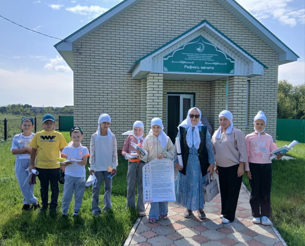 Яңа Җияш авылы мәчетендә балалар өчен дин һәм тәрбия дәресе узды