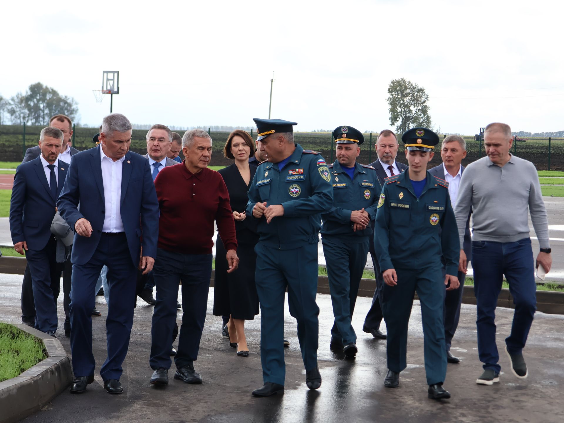 Актаныштагы яңа янгын сүндерү идарәсе ачылышында Рөстәм Миңнеханов катнашты