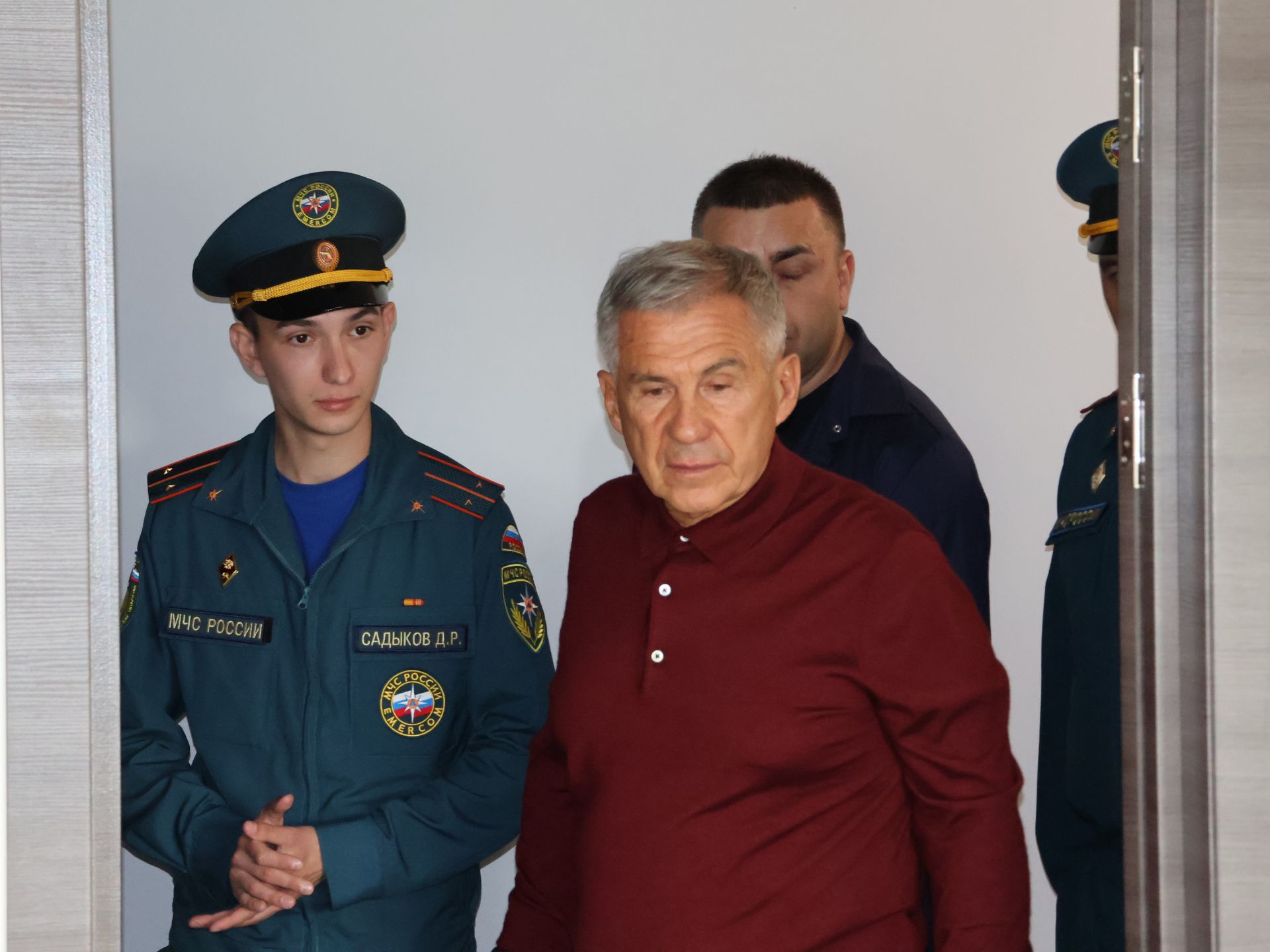 Актаныштагы яңа янгын сүндерү идарәсе ачылышында Рөстәм Миңнеханов катнашты
