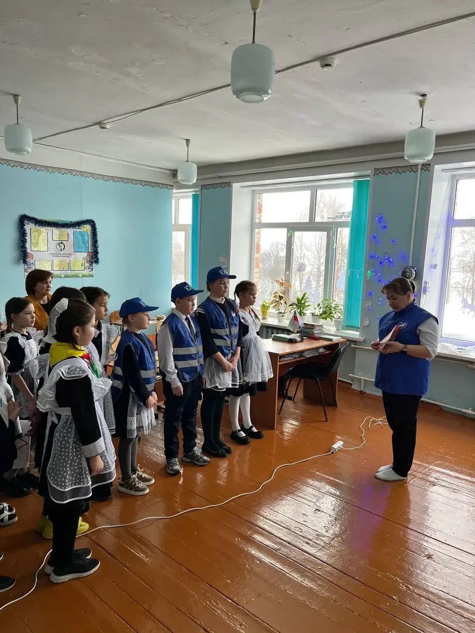 Богады мәктәбендә юл йөрү кагыйдәләрен өйрәнүгә игътибар зур!