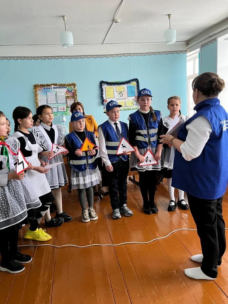 Богады мәктәбендә юл йөрү кагыйдәләрен өйрәнүгә игътибар зур!