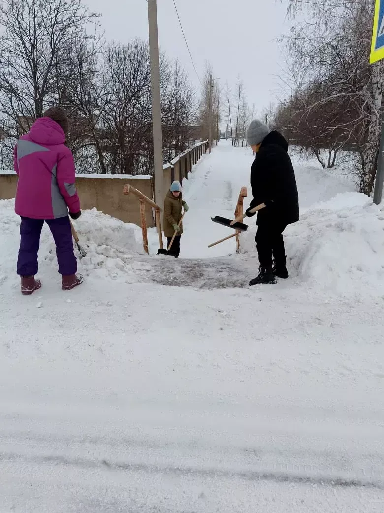 Актаныш сукмаклары һәрвакыт чиста, карлары көрәлгән!