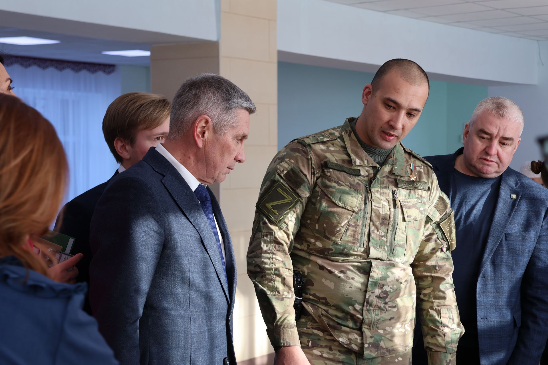 Россия Герое Рәсим Баксиковның Актаныштагы эш визитыннан фоторепортаж
