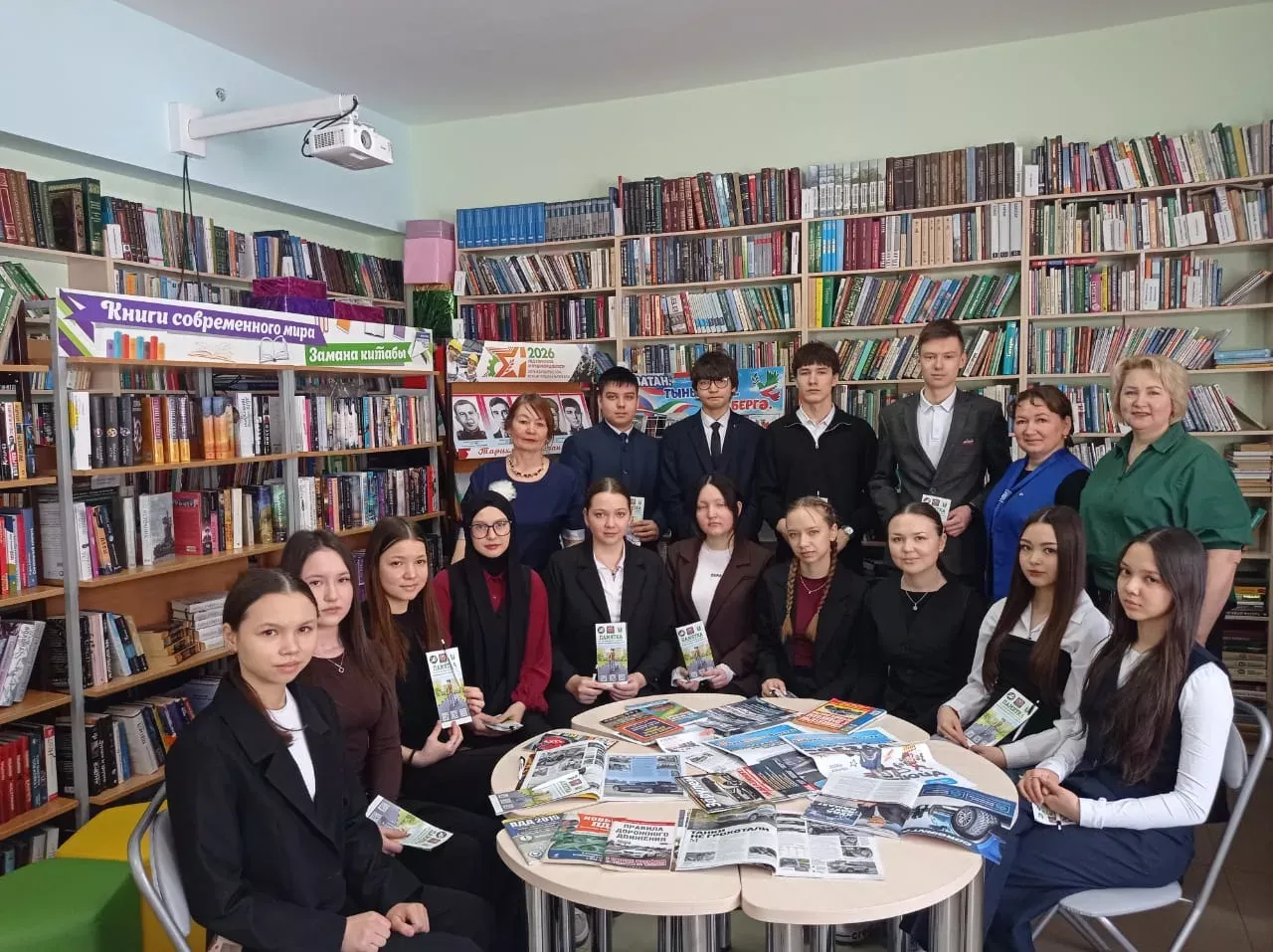 Актаныш үзәк китапханәсендә юл йөрү кагыйдәләрен өйрәнүгә багышланган очрашу узды