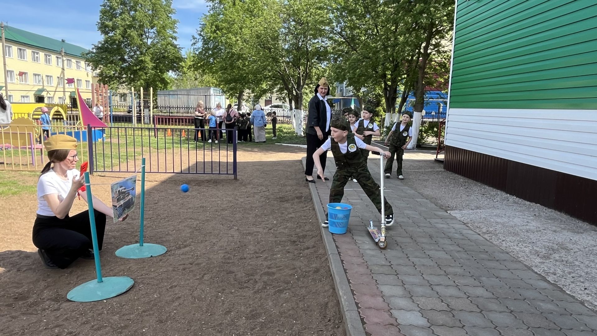 «Каенкай» балалар бакчасы базасында районкүләм «Аҗаган» хәрби-патриотик уены уза