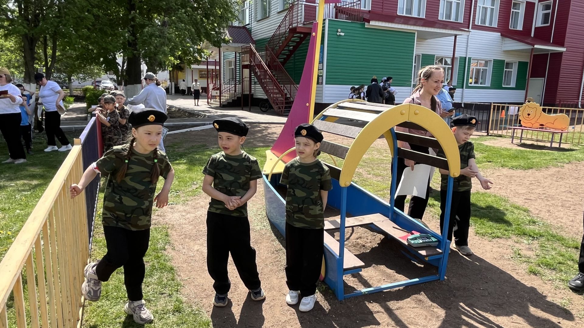 «Каенкай» балалар бакчасы базасында районкүләм «Аҗаган» хәрби-патриотик уены уза
