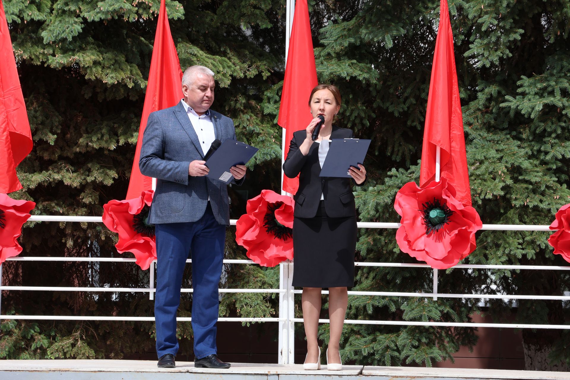Актаныш технология техникумында каһарман ир-егетләр истәлегенә «Батырлар аллеясы» киңәйтелде