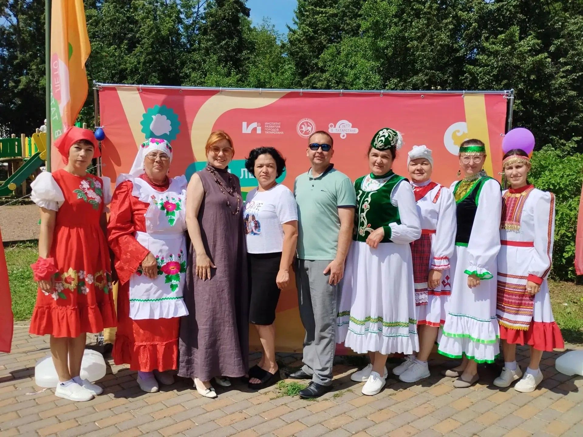 Актанышның мәдәният паркында 6 авыл китапханәчесе балалар өчен библиотур оештырды