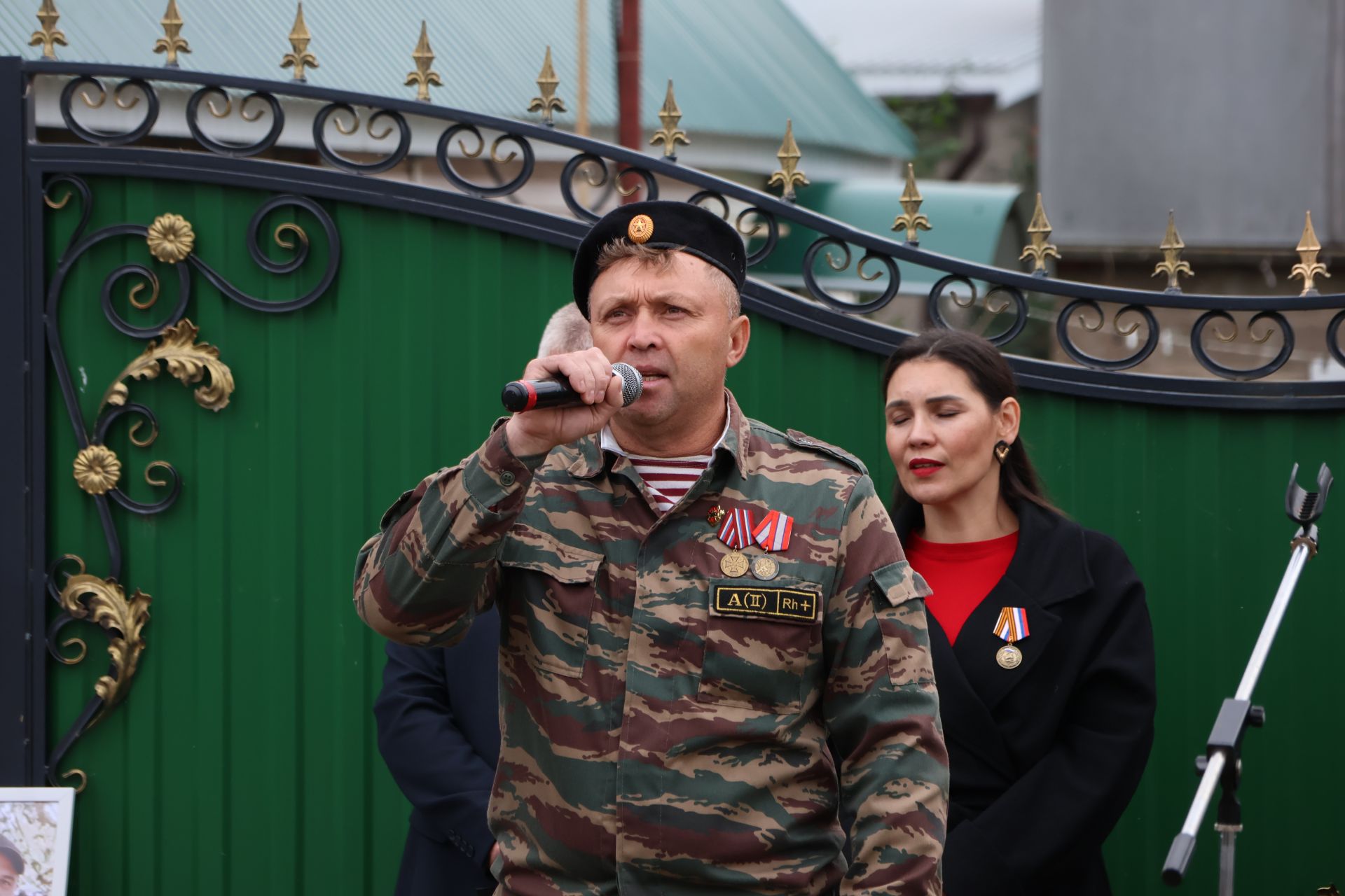 Актанышта махсус хәрби операция батыры Нияз Фәррахов истәлегенә Хәтер тактасы куелды