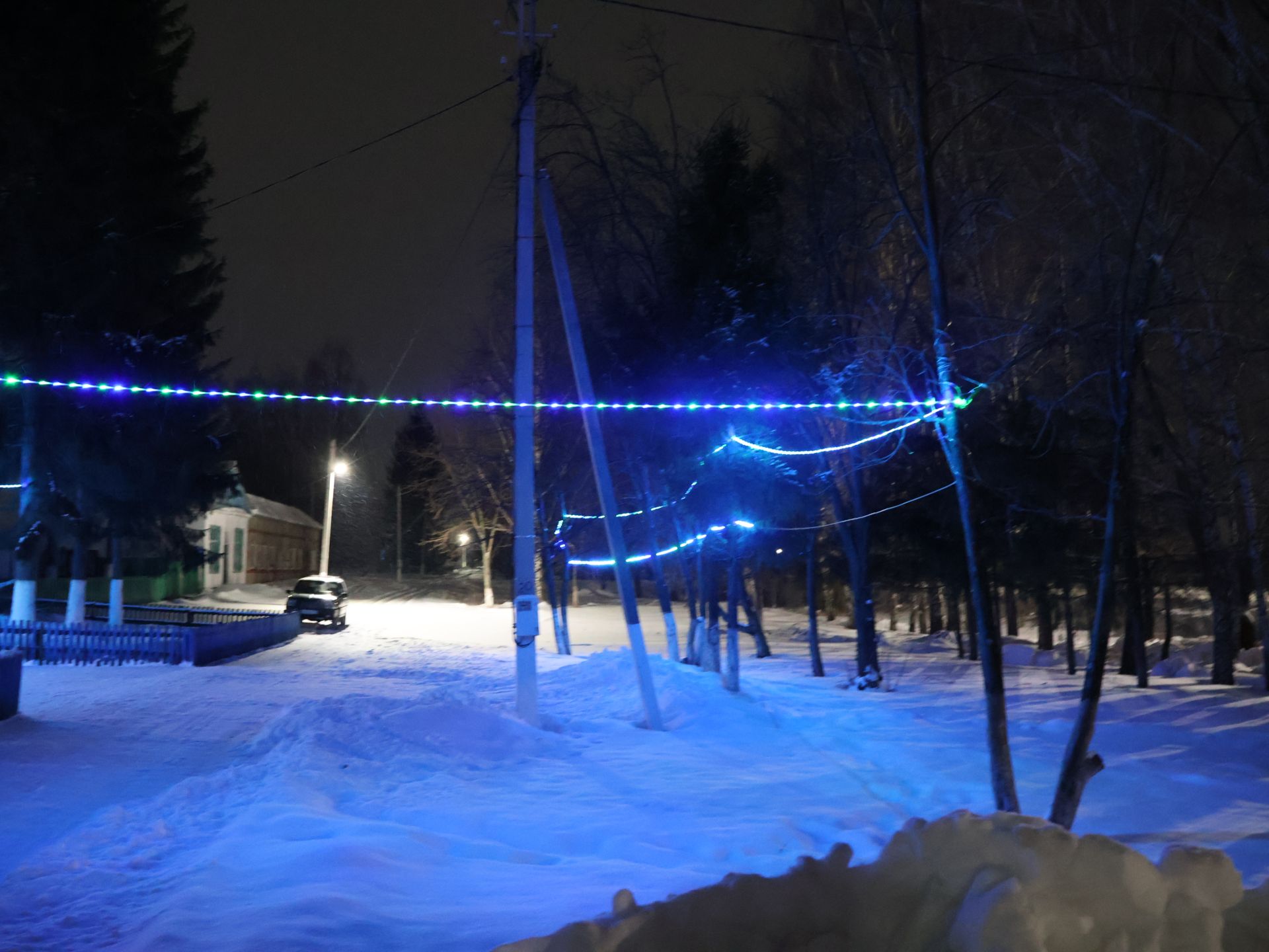 Авыл җирлекләренең Яңа елга бизәлеше