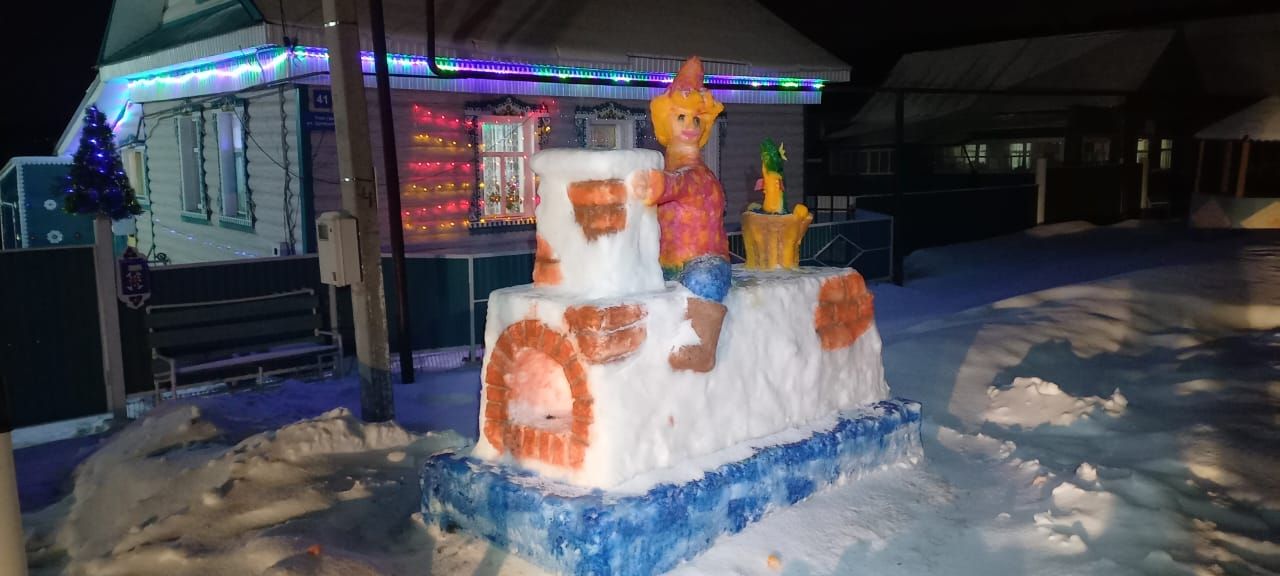 Авыл җирлекләренең Яңа елга бизәлеше