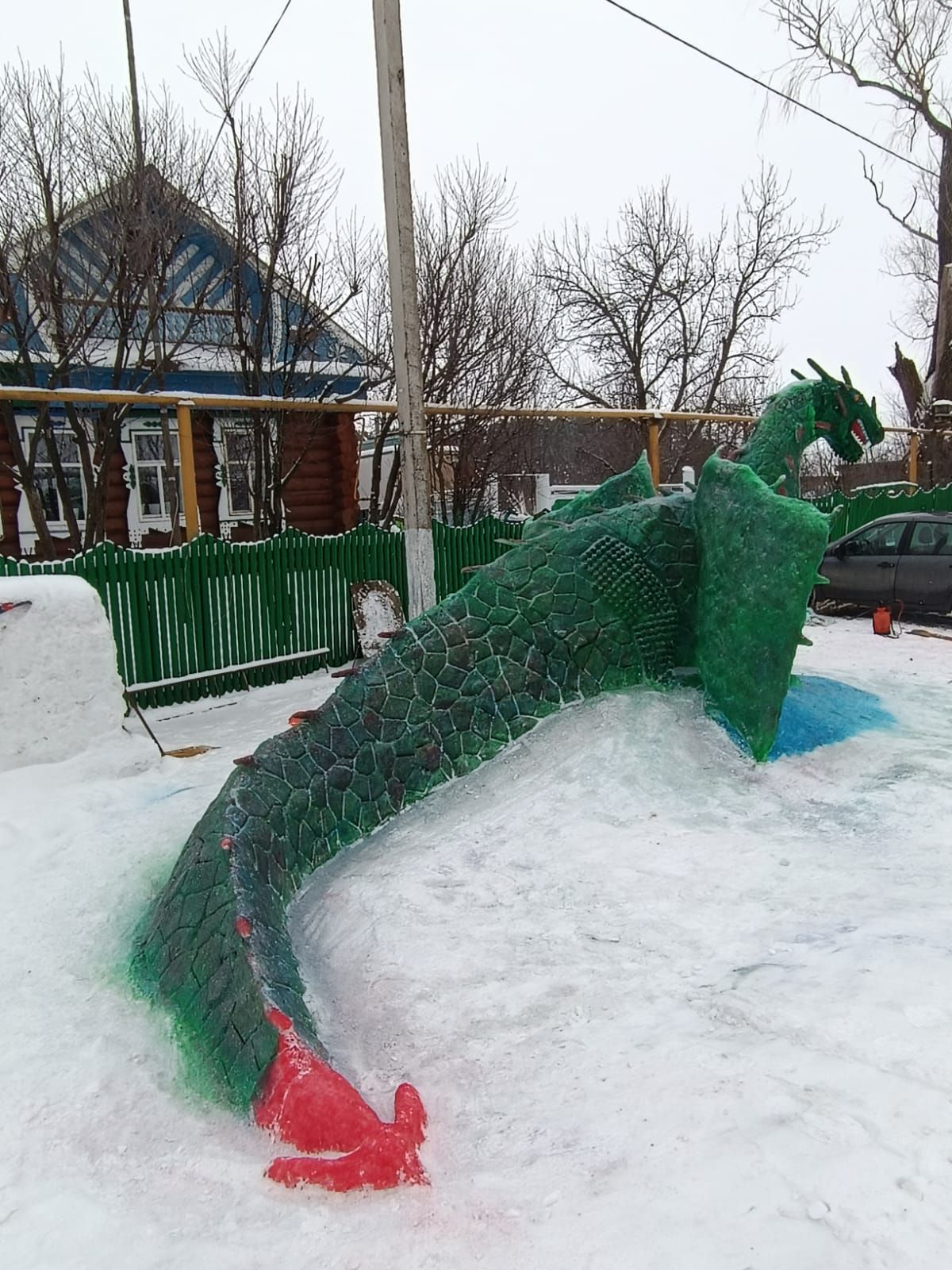 Авыл җирлекләренең Яңа елга бизәлеше