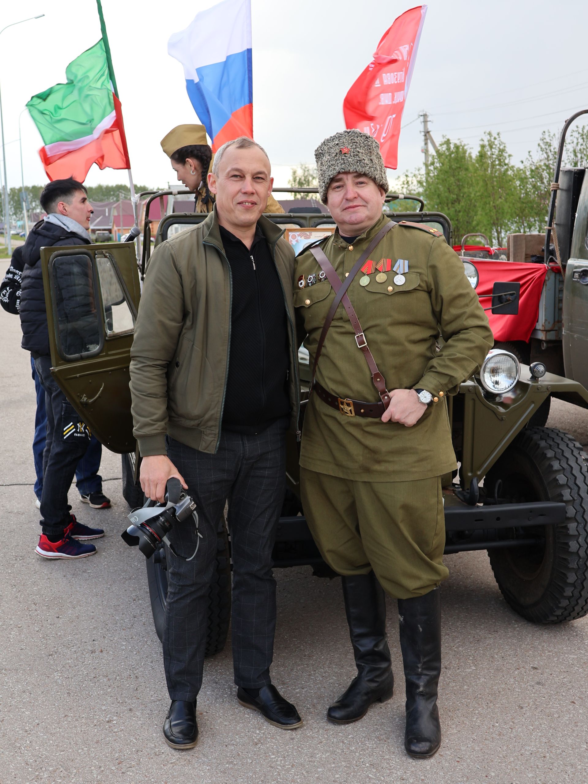 Бөек Җиңүгә 79 ел: Актанышта "Хәтер кайтавазы" бәйрәм тантанасыннан фоторепортаж
