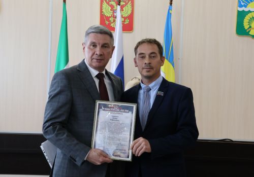 Актаныш районы башлыгы Ленар Зариповка махсус хәрби операция зонасыннан Рәхмәт хаты килде