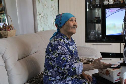 Башкарма комитет җитәкчесе урынбасары Дилбәр Әнвәрова Рәшидә Кәримованы 95 яшьлек юбилее белән котлады (фото һәм видео)