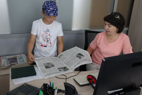 Безнең редакциягә балалар еш килә