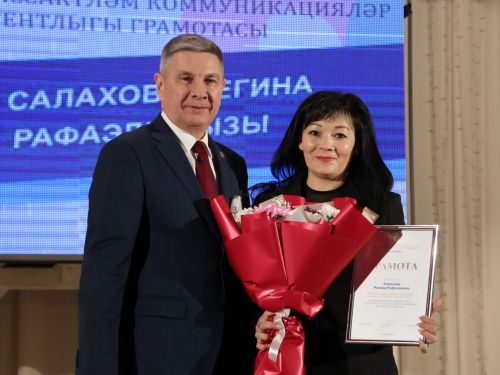 Актаныш телевидениесе хезмәткәрләре «ТАТМЕДИА» агентлыгы мактау кәгазьләренә лаек булды