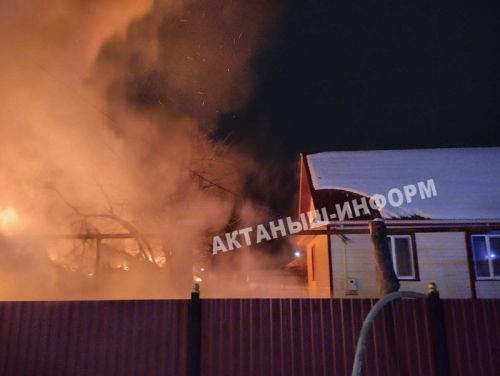 Пожар в селе Актаныш: сгорели дом и гараж