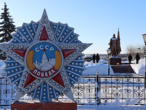 Районыбызның Җиңү паркында Әфганстаннан Совет гаскәрләре чыгарылуга 35 ел тулуга багышланган тантаналы митинг узды