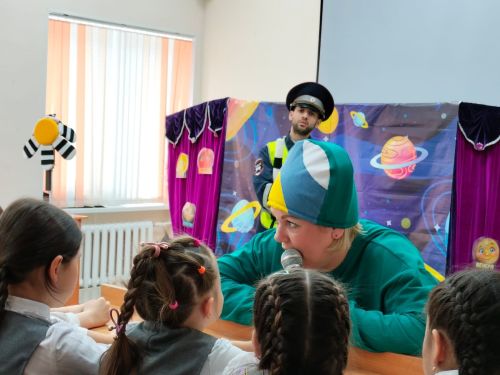 «Шаян йорт хуҗасы» гимназия укучыларына юл йөрү кагыйдәләрен өйрәтте