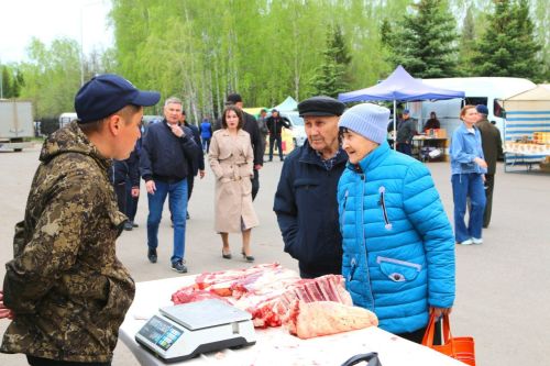 Актанышта беренче язгы ярминкә үз эшен башлап җибәрде