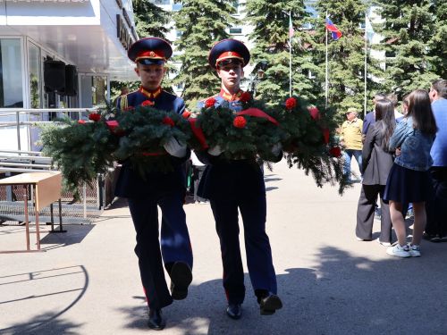 Технология техникумында «Батырлар аллеясы» ачылды