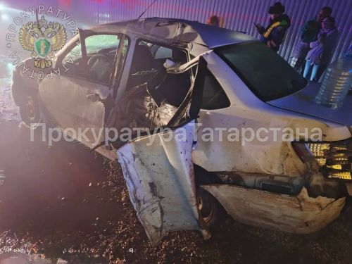 14 яшьлек пассажир һәлак булган автомобильне 16 яшьлек яшүсмер йөрткән