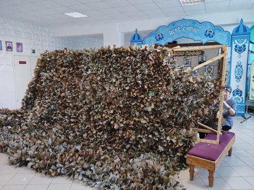 Иске Сәфәрдә балалар бакчасы нәниләре дә маскировка челтәрләре үрә