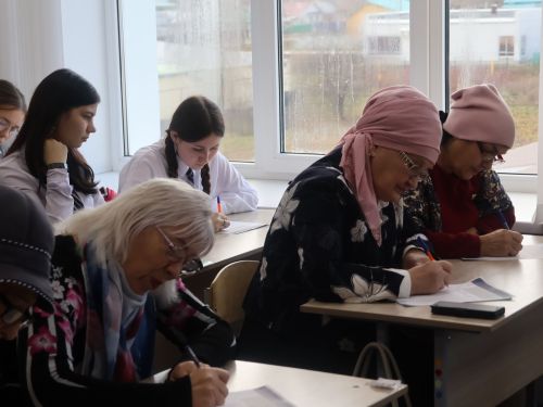Актаныш районында “Татарча диктант” акциясе уза