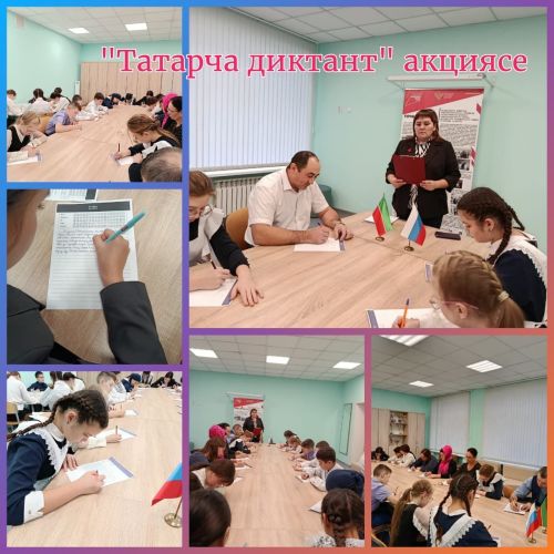 Яңа Әлем мәктәбендә «Татарча диктант» яздылар