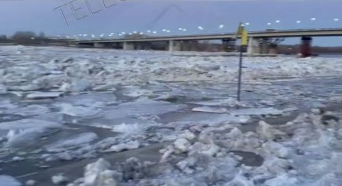 Агыйделдә боз кузгалган
