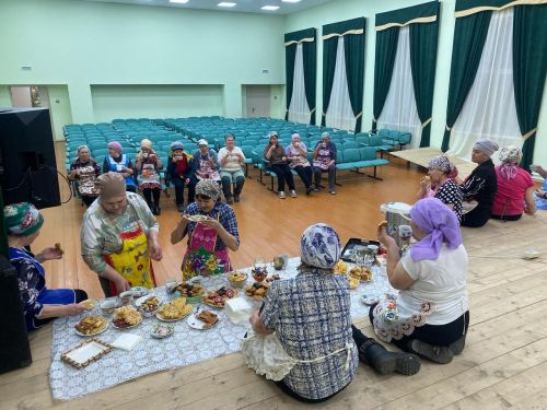 Иске Богады хатын-кызлары хәрбиләргә токмач кисте
