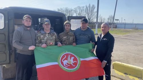 Курскидагы сугышчы райондашларыбызга Актаныштан җибәрелгән гуманитар ярдәм барып җитте